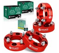 YHTAUTO 4X110mm Wheel Spacers 1.5 Inch Fits Honda, Suzuki, Can-Am, Bombardier, Yamaha Model, Grizzly, King Quad, Foreman Tire Spacers w/ M10x1.25 Studs, 74mm Center Bore 4 Lug 4PCS Red