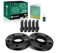 YHTAUTO 5x112mm Hub Centric Wheel Spacers 20mm Fits Mercedes-Benz C-Class C220, C230, C240, C280, C32 C43 AMG, E-Class E320, E420, E430, Tire Spacers w/ M12x1.5 Studs, 66.6mm Hub Bore 5 Lug 2PCS