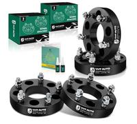 YHTAUTO 5x5 to 5x5.5 Wheel Adapters 1.25 inch Fits JK XK WJ WK Grand Cherokee 1999-2010, Journey, Wrangler, Safari, Marquis, Cougar, Le Sabre, 5 Lug Tire Spacers w/ 1/2"-20 & 12.9 Studs, 78.3mm Bore