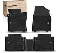 YHTAUTO All Weather Automotive Car Floor Mats Replacement for Lexus ES250 2021-2023, ES300h & ES350 2019-2022, Custom Fit TPE Car Floor Liners, Front & Back Seat, Set of 3