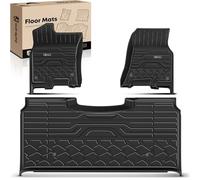YHTAUTO Automotive Floor Mats Replacement for 2019-2023 Ram 1500 New Body Crew Cab(with Under Seat Storage Box) All Weather Car Mats Custom Fit TPE Liners Front & Back Seat