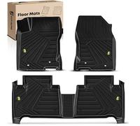 YHTAUTO Automotive Floor Mats TPE Full Set Liners Replacement for 15-17 Lexus NX200t, 18-21 NX300, 15-21 NX300h Front & 2nd Seat, All-Weather Protection Custom Fit Car Mats Odorless Carpets