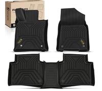 YHTAUTO Automotive Floor Mats TPE Full Set Liners Replacement for 2018-2023 Toyota Camry Front & 2nd Seat| Excludes Hybrid Models, All-Weather Protection Anti-Slip Custom Fit Car Mats Odorless Carpets