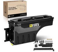 YHTAUTO Driver Side Truck Bed Storage Box Lockable Toolbox Case for Dodge Ram 1500 2500 3500 Ford F-150 F-250 F-350 Chevrolet GMC C/K Pickup