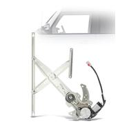 YHTAUTO Front Driver Side Power Window Regulator With 4-Pin Motor Assembly for Honda Civic 1996-2000, 2-Door Coupe/Hatchback