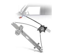 YHTAUTO Front Power Window Regulator Driver Side With 4-Pin Motor Assembly for Honda Accord 1998-2002, 4-Door Sedan Only