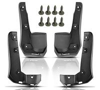 YHTAUTO Set of 4 Mud Flaps Splash Guards Accessories Replacement for Honda Civic 2016-2017 Sedan Only, Front and Rear LH RH, Black