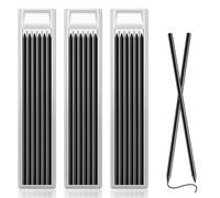 YHTCC 18Pcs Pencil Refills 2.8mm Solid Pencil Refills for Carpenters Pencil | Pencil Lead Refills for Pica/Tracer Pencil, Deep Hole Marker, Refills for Woodwork Construction