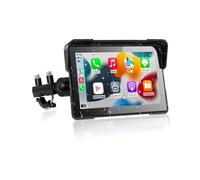 YHTIMIOX - 7" Waterproof Touch Screen, Portable Touch Screen, Carplay and Android Car GPS for Motorcycle, Compatible with Dual Bluetooth, Auto-GPS, Siri, G00gle