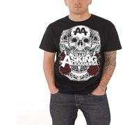 YHUYVCSAWM Asking Alexandria Blackhadow Mens New Black T Shirt(X-Large)