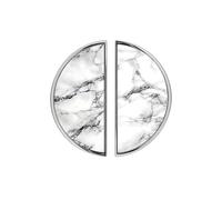 YHVHKA 2 Pack Classic Nero Marquina Cabinet Handles