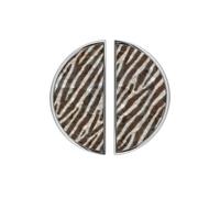 YHVHKA 2 Pack Rustic Zebra Stripe Pattern Cabinet Handles