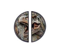 YHVHKA 2 Pack T-Rex Head Wall Plaque Cabinet Handles
