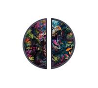 YHVHKA 2 Pack Vibrant T-Rex Jungle Cabinet Handles