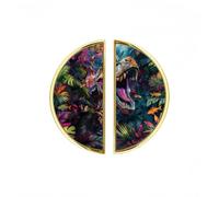 YHVHKA 2 Pack Vibrant T-Rex Jungle Cabinet Handles