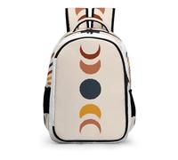 YHVHKA Abstract Sun And Moon Boho Backpack - Laptop Backpack Unisex, Stylish Daypack for School Work Travel
