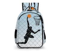 YHVHKA Basketball Match Backpack - Laptop Backpack for Women, Stylish Daypack for School Work Travel