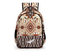 YHVHKA Colorful Aztec Geometric Tribal Backpack - Laptop Backpack Unisex, Stylish Daypack for School Work Travel