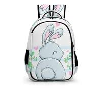 YHVHKA Cute Bunny Tail Backpack - Laptop Backpack for Women, Stylish Daypack for School Work Travel