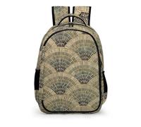 YHVHKA Deco Shell Pattern Backpack - Laptop Backpack for Women, Stylish Daypack for School Work Travel