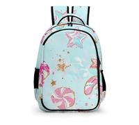 YHVHKA Glittering Mint Confections Backpack - Laptop Backpack for Women, Stylish Daypack for School Work Travel