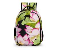 YHVHKA Lotus Flowers Backpack - Laptop Backpack Unisex, Stylish Daypack for School Work Travel