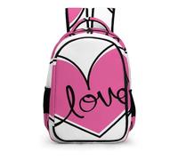 YHVHKA Love Heart Backpack - Laptop Backpack Unisex, Stylish Daypack for School Work Travel
