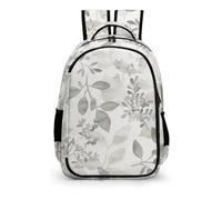 YHVHKA Monochrome Fern Sketch Backpack - Laptop Backpack for Women, Stylish Daypack for School Work Travel