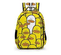 YHVHKA Odd One Out Ducks Backpack - Laptop Backpack for Women, Stylish Daypack for School Work Travel