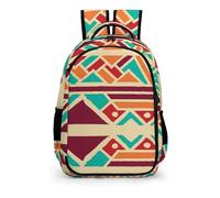 YHVHKA Tribal Ethnic Colorful Bohemian Backpack - Laptop Backpack Unisex, Stylish Daypack for School Work Travel