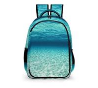 YHVHKA Underwater Ocean Backpack - Laptop Backpack for Women, Stylish Daypack for School Work Travel