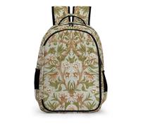 YHVHKA William Morris 'Apple Blossom' Backpack - Laptop Backpack for Women, Stylish Daypack for School Work Travel