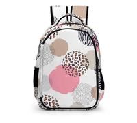 YHVHKA Zebra Leopard Geometric Pattern Backpack - Laptop Backpack Unisex, Stylish Daypack for School Work Travel
