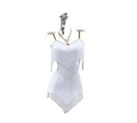 Yhwacyznm Fringe Latin Dance Competition Dresses Backless Tango Ballroom Costume Suspenders Salsa Dancewear for Women,A,L