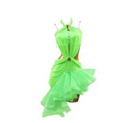 Yhwacyznm Halter Neck Latin Dancewear Competition Clothes for Samba Women's Ballroom Professional Performance Dresses,Green,L