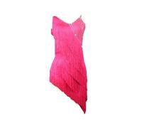 Yhwacyznm Latin Dance Dress Women's Tango Ballroom Performance Skirt Solid Color Cha Cha Modern Competition Costume with Shorts,B,M