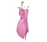 Yhwacyznm Latin Dancing Competition Dresses Professional Tango Dance Clothing for Women High End Salsa Cha Cha Costume,A,M