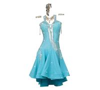 Yhwacyznm Women's Latin Competition Dresses High End Professional Ballroom Clothing Salsa Dancing Skirt Dancewear for Samba,A,XL