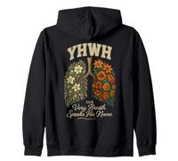 YHWH: Every Breath Speaks His Name - Yahweh Zip Hoodie