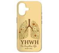 YHWH He Breathes Life Into Me Lungs Faith Quote Case for iPhone 17