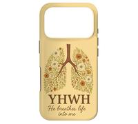 YHWH He Breathes Life Into Me Lungs Faith Quote Case for iPhone 17 Pro