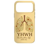 YHWH He Breathes Life Into Me Lungs Faith Quote Case for iPhone 17 Pro Max