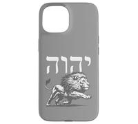 YHWH Hebrew Name with Lion of Judah Bold Faith Yahweh Case for iPhone 15