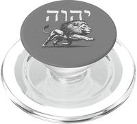 YHWH Hebrew Name with Lion of Judah Bold Faith Yahweh PopSockets PopGrip for MagSafe