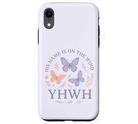 YHWH His Name Is On The Wind Butterfly Faith Case for iPhone XR