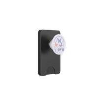 YHWH His Name Is On The Wind Butterfly Faith PopSockets PopWallet for MagSafe