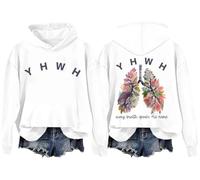 Yhwh Hoodie Every Breath Speaks His Name Sweatshirt Yhwh Lungs Christian Tee Shirts Unisex White