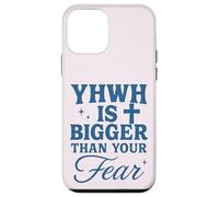 YHWH Is Bigger Than Fear Hebrew Christian Message Case for iPhone 12 mini
