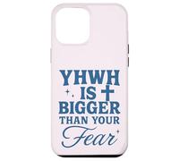 YHWH Is Bigger Than Fear Hebrew Christian Message Case for iPhone 12 Pro Max
