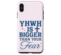 YHWH Is Bigger Than Fear Hebrew Christian Message Case for iPhone XS Max